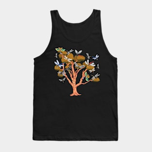 Tree Insect Lover Nature Animal Dragonfly Tank Top